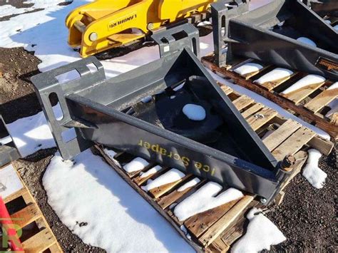 ice scraper skid steer|jensen skid steer attachments.